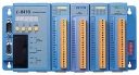 Jednostka szeregowych wej/wyj, 40MHz, 256kb Flash, 128kb SRAM, 1x RS232, 1x RS485, 1x RS232/RS485, z 7-segmentowym wywietlaczem, Mini OS7, 4x sloty rozszerze