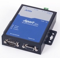 Konwerter Ethernet TCP/IP na RS-232/422/485, 8 programowalnych we/wy cyfrowych