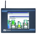 Dotykowy panel PC, 8.4" SVGA TFT LCD, CPU AMD 500MHz, 1x CF, 1x 2.5" IDE HDD, 2x RS-232, 1x RS-232/422/485, 1x VGA, 1x PS/2, 2x USB, 2x 100base-TX, audio, bezwentylatorowy