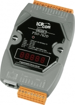 Programowalny konwerter portu szeregowego na Ethernet, 5x RS-232, 1x RS-485, 1x wejcie, 2x wyjcia, z wywietlaczem LED, PoE