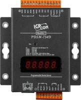 Programowalny Device Server z PoE, Modbus Gateway, 1x RS-232, 1x RS-485 i 1x RS-422/485 (RoHS) z metalow obudow, zawiera kabel CA-0910