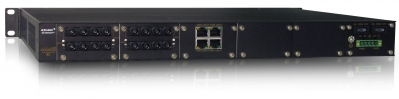 Moduowy zarzdzalny switch ethernetowy, 3 sloty moduw 100M, 1 slot moduu 1000M, porty 12+4G , monta w szafie, synchronizacja zegara, temperatura pracy -40 do 85C