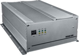 Fan-less embedded Vision Inspection Platform, Intel Mobile Celeron M 1.5GHz, 2.5" HDD 80GB SATA Hard Disk, Windows, 6x USB, PS/2, 3x RS-232. 1x RS-232/422/485, DVI, CE, FCC, Ethernet