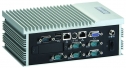 Embedded computer, Intel Atom 1.6GHz, 6x RS232, VGA, audio, 1x PS/2, 2x 1000base-tx, 4x USB, 1x 2.5" SATA HDD, CF, din rail, fanless