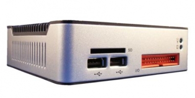 Compact Embedded System, MSTI PDX-1000 1GHz, 512MB DDR2, 1x Ethernet 10/100, 3x USB, SD slot, 1x PS/2, 1x D-Sub, fanless, 3x RS-232, 1x SATA, windows, linux, vga, 2.5" HDD