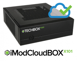 iModCloud Software on Mini-PC BOX with Intel Atom D2550 1.86 GHz processor, 4GB RAM, 120GB SSD, 2 x SATA II, 1 x VGA,  2 / 6 x COM, 2 x RJ45, 4 x USB, Audio