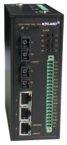 Zarzdzalny, programowalny switch ethernetowy, 2x100Base-FX single mode, gniazdo FC/ST/SC, 4x 10/100Base-T(X) gniazdo RJ45, temperatura pracy -40 do 85 C